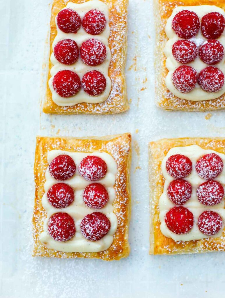 Raspberry Puff Pastry 
